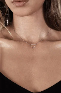 Halskette aus Weissgold und Diamant Angie
