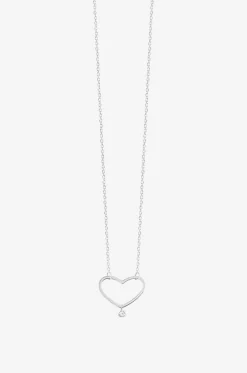 Halskette aus Weissgold und Diamant Angie