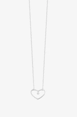 Halskette aus Weissgold und Diamant Angie