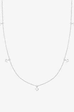 Halskette aus Weissgold und Diamanten Stardust