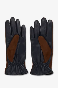 Handschuhe aus Nubukleder und Leder