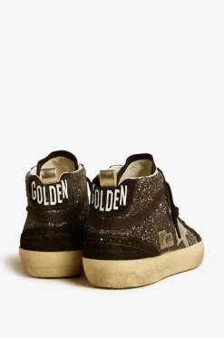 Hohe Glitter-Sneakers Mid Star
