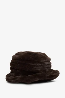 Hut aus synthetischem Pelz Cloche