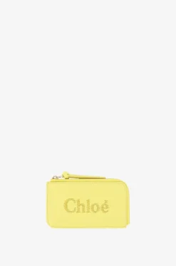 Kartenetui aus Kalbsleder mit Reissverschluss Chloé Sense