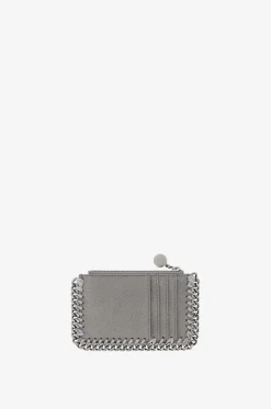 Kartenetui mit Reissverschlusstasche Falabella Shaggy Deer