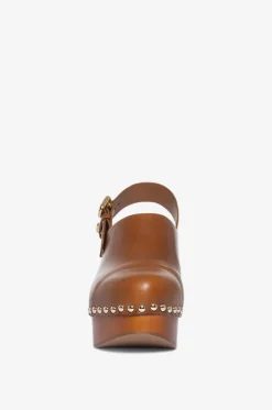 Keil-Clogs aus Glattleder Jeannette 80