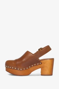 Keil-Clogs aus Glattleder Jeannette 80