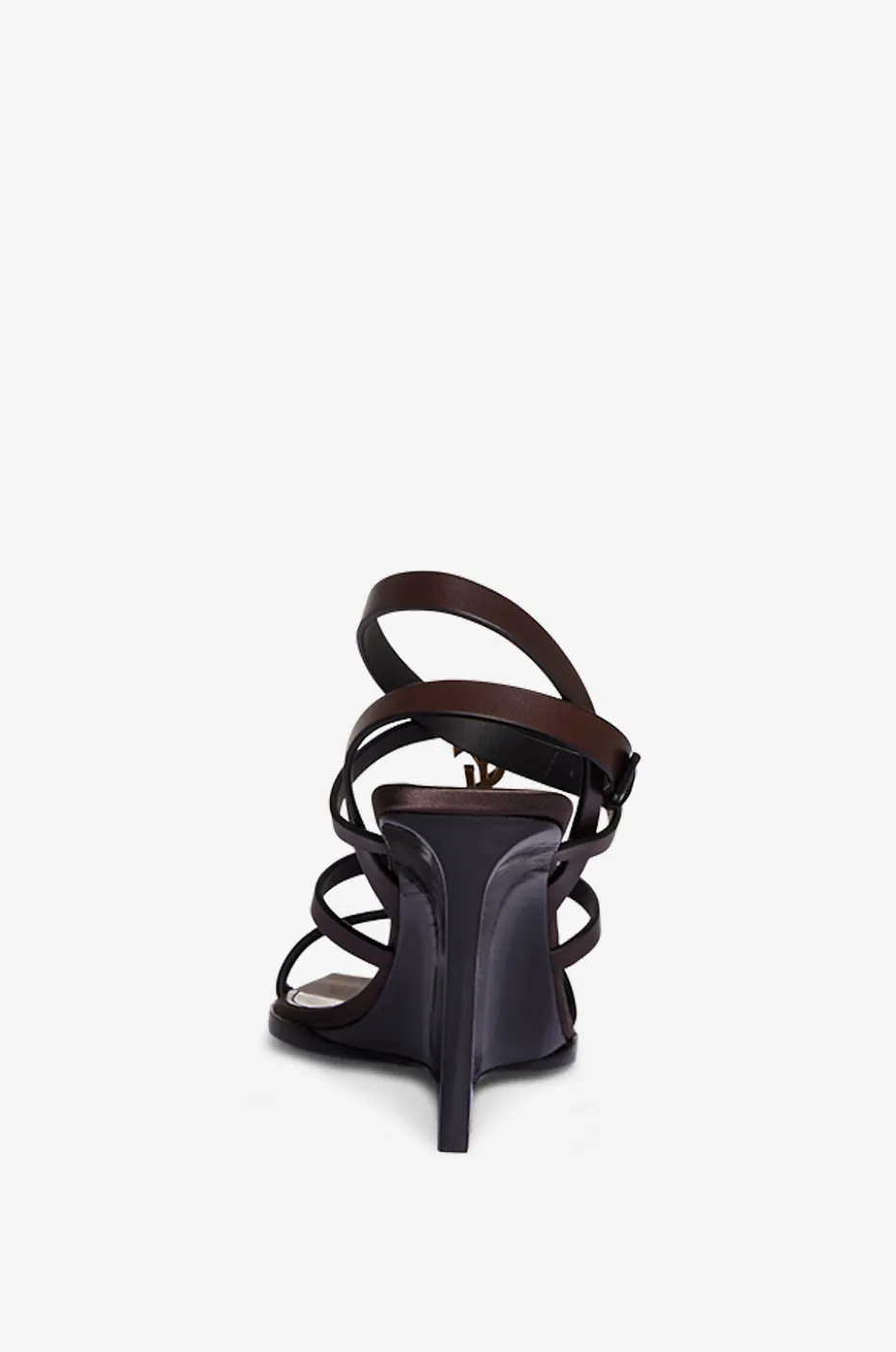 Keilsandalen aus Glattleder Cassandre 80