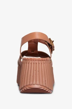 Keilsandalen aus Leder Nama 30