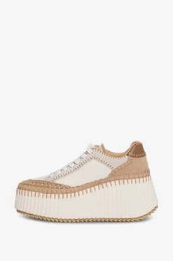 Keilsneakers aus Leder Nama