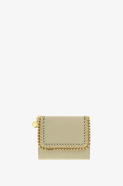 Kleine Brieftasche aus Kunstwildleder Falabella Shaggy Deer