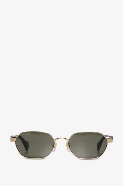 Kleine sechseckige Metallsonnenbrille GG Marmont
