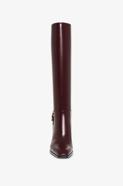 Kniehohe Glatlederstiefel Julia 70
