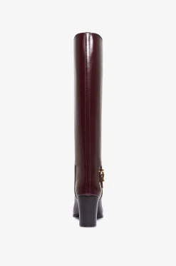 Kniehohe Glatlederstiefel Julia 70