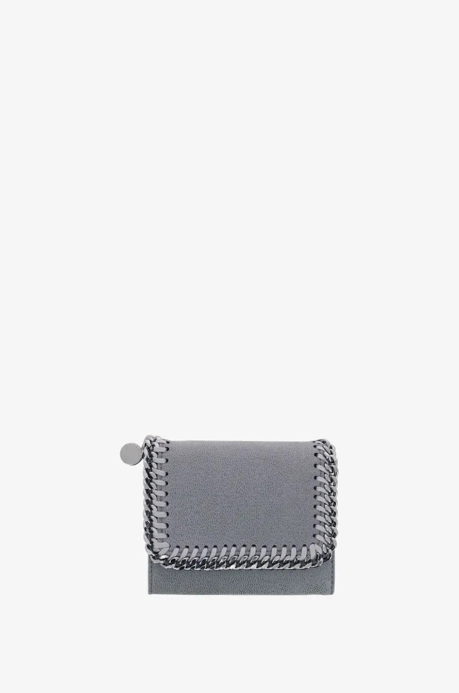 Kompakte Brieftasche aus Kunstwildleder Falabella Shaggy Deer