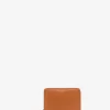 Kompakte Brieftasche aus Leder mit Reissverschluss Bubble