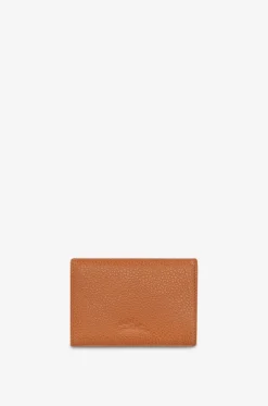 Kompakte Brieftasche aus genarbtem Leder Le Foulonné