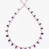 Kordelhalskette mit Amethyst Niilo