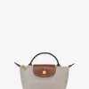 Kosmetiktasche aus Canvas mit Henkel Le Pliage Original