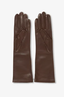 Lange Nappaleder-Handschuhe Celia