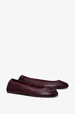 Leder-Ballerinas mit runder Spitze Reva