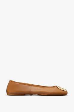 Leder-Ballerinas mit runder Spitze Reva