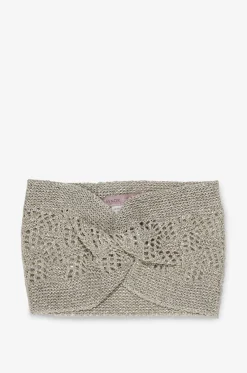 Lurex-Lochstrick-Stirnband Manila