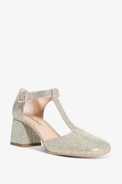 Luxus-Pumps mit Blockabsatz aus Strass Zeus