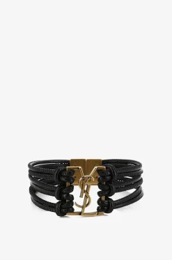 Mehrrängiges Lederarmband Babylone