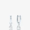 Minicreolen aus Weissgold mit Diamant Allday Jumbo Pear Drop