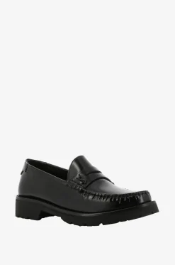 Mokassins aus glasiertem Leder mit dicker Sohle Le Loafer 15