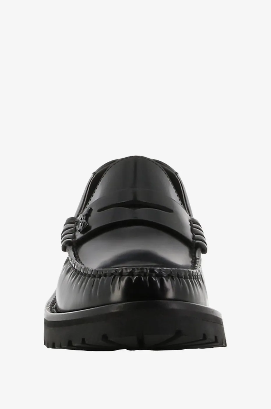 Mokassins aus glasiertem Leder mit dicker Sohle Le Loafer 15