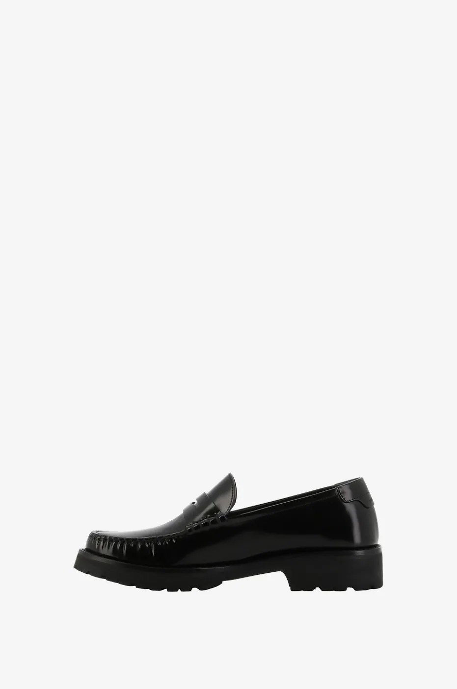 Mokassins aus glasiertem Leder mit dicker Sohle Le Loafer 15