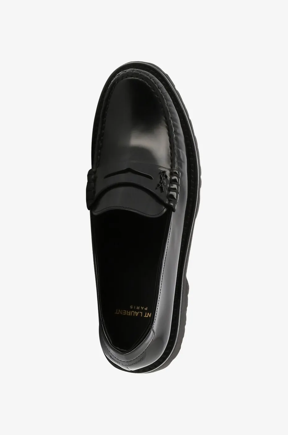 Mokassins aus glasiertem Leder mit dicker Sohle Le Loafer 15