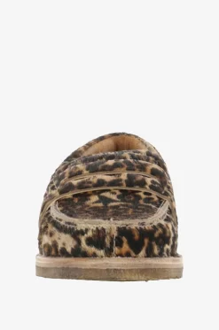 Mokassins aus Kalbshaar-Leder mit Leo-Print Loafer Classic