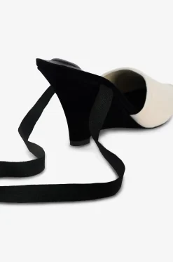 Mules mit Keilabsatz aus Segeltuch Les Espadrilles Hautes