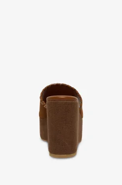 Mules mit Keilabsatz aus Wildleder Omani
