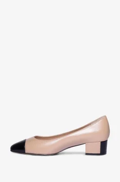 Nappaleder-Pumps mit Blockabsatz Roy 35