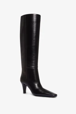 Nappalederstiefel mit Absatz Jill 75