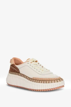 Niedrige Glatt- und Wildledersneakers Nama