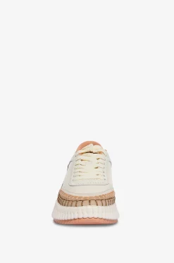 Niedrige Glatt- und Wildledersneakers Nama