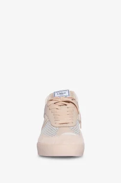 Niedrige Mesh- und Wildledersneakers Chloé Kick