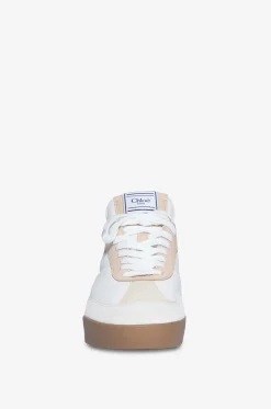 Niedrige Nappa- und Wildledersneakers Chloé Kick