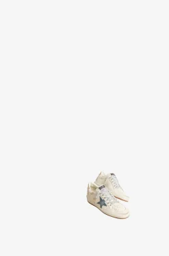 Niedrige Nappaledersneakers mit Metallic-Leder Ballstar