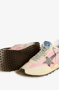 Niedrige Nylon- und Wildledersneakers Running Marathon M2000