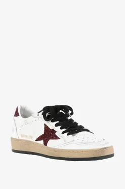 Niedrige Schnürsneakers aus Leder Super-Star