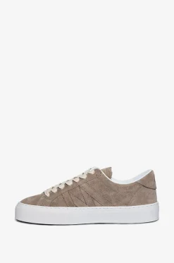 Niedrige Schnürsneakers aus Wildleder Monaco2