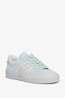Niedrige Schnürsneakers aus Wild- und Nubukleder Monaco2