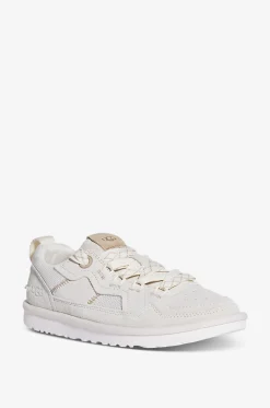 Niedrige Schnürsneakers aus Mesh und Wildleder Minimel