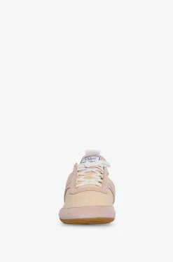 Niedrige Schnürsneakers aus Nylon und Wildleder Kick